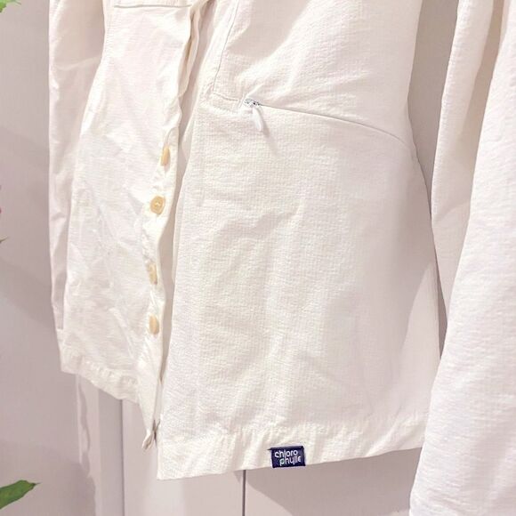 🌷 Chlorophylle🌷 White Chemise Travel Shirt - Picture 15 of 16